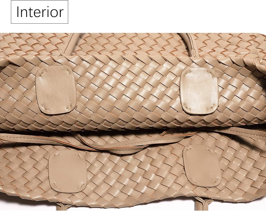 Woven Bag Shopper Bag Travel Handbags and Purses Women Tote Bag Large Capacity Shoulder Fashion Bags - Image 5
