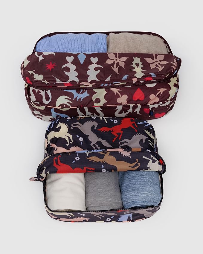 BAGGU Large Packing Cube Set - Western Cut Outs - Image 2
