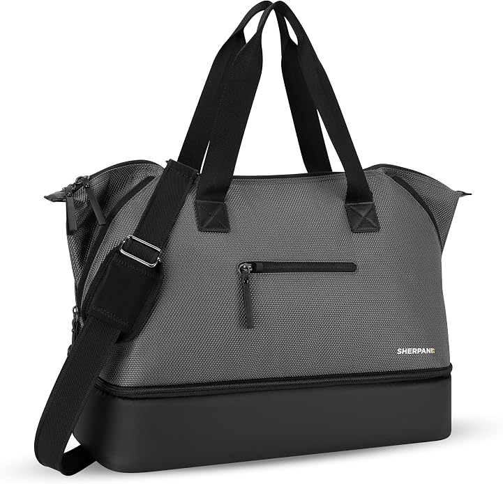 Sherpani Boston, Anti Theft Weekender Bags, Travel Duffel Bag, Carry On Tote Bag with Removable Shoe Bottom Compartment - Image 4