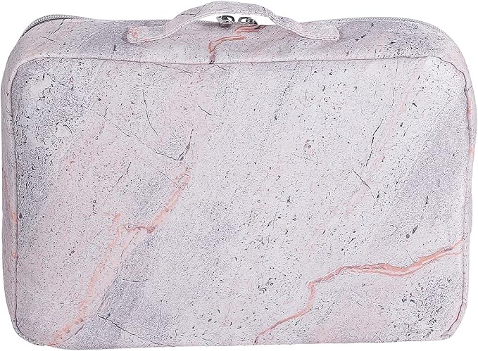 Traveler's Choice Cloverland Packing Cubes 5 Piece Set, Marble Pink - Image 2