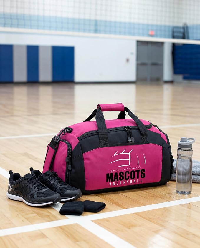 Personalized Volleyball Duffel Bag with Shoe Compartment – Custom Name Volleyball Sports Bag for Girls & Boys – Large Team Gym Bag for Practice, Travel & Tournaments - Image 7