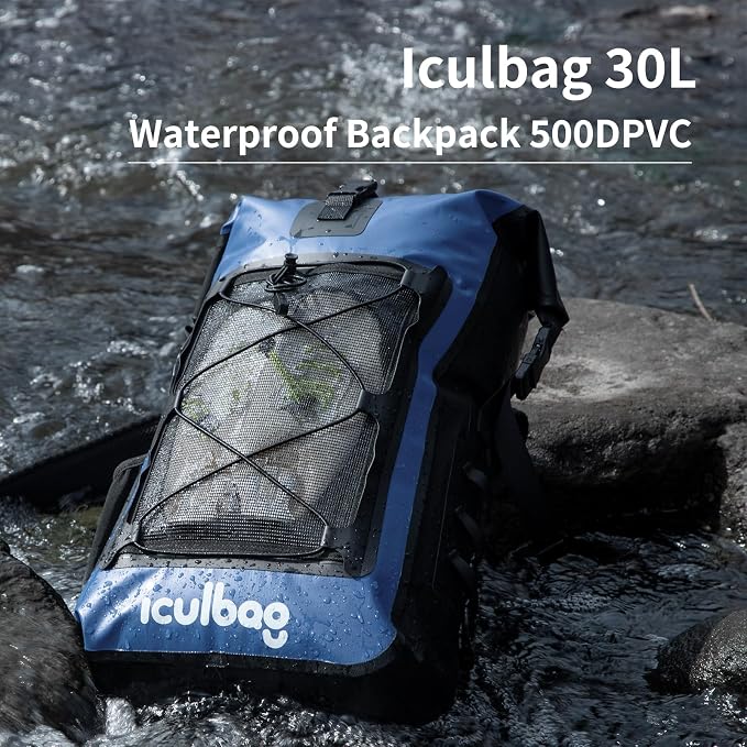 Dry Bags Waterproof Backpack for Women Men Travel Dry Bag Backpack Warterproof Bag for Kayaking Beach Boating 30L/40L - Image 5
