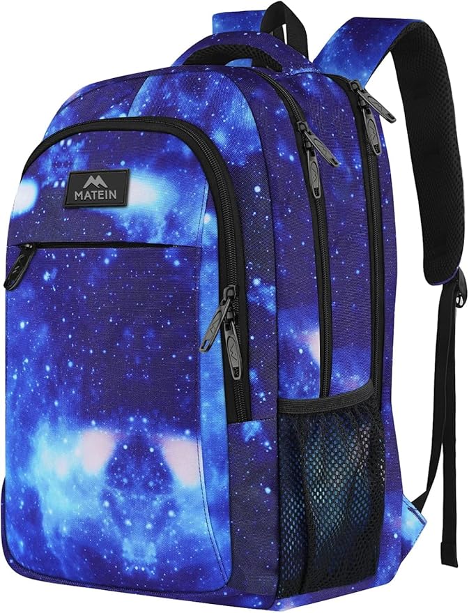 MATEIN 15.6 inch Laptop Backpack for Men Women, Cool Backpack for College | Water Resistant, Lightweight Commute, Anti Theft College Daypack, with Luggage Strap, Durable Breathable - Image 8