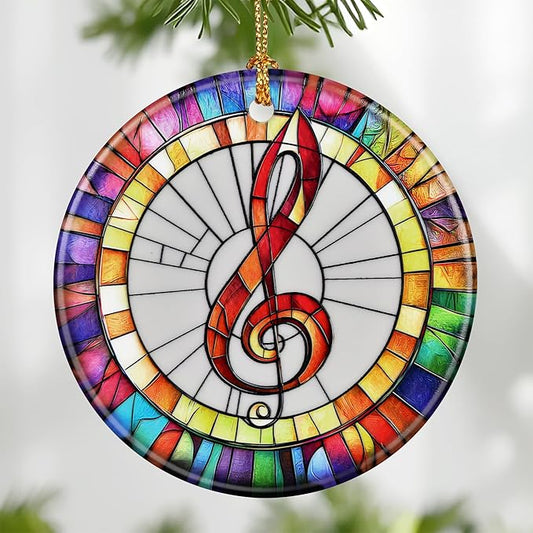 Musical Ornament, Christmas Ornament – Christmas Tree Decor, Holiday Decoration, Stocking Stuffer, Festive Gift Idea, Gifts for Music Lover, Friends, and Family