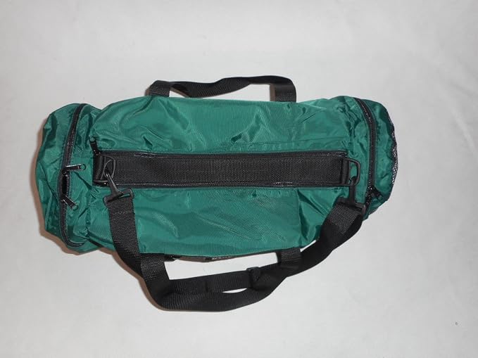 Duffle Bag Wet and Dry with 1 End Compartment Mesh,Front Pocket, Made In USA (Forest Green) - Image 8