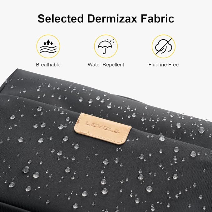 LEVEL8 Travel Toiletry Bag for Women Men, Travel Organizer Water Repellent, Makeup Organizer with Hang Hook for Travel Accessories, Large/Black - Image 5