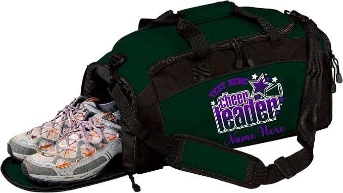 Personalized Cheerleading Duffel Bag with Custom Name – Cheer Team Gym Bag for Girls, Competition Travel Bag, Custom Team Colors & Year by all+about+me+company