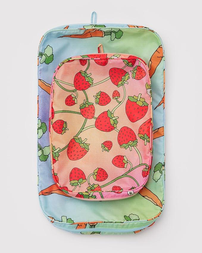 BAGGU Large Packing Cube Set - Carrots & Berries - Image 3