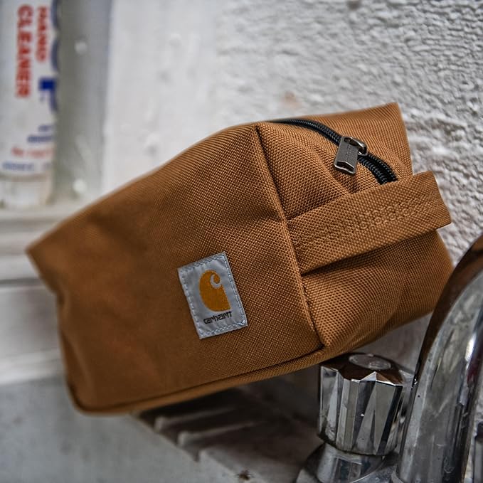 Carhartt Durable Travel Kit, Organize Essentials W/the Water Resistance Toiletry Bag, Carhartt Brown - Image 6