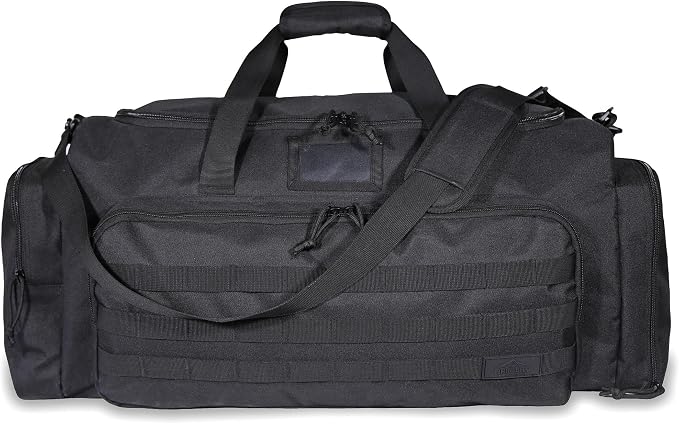 APRILBAY Super Quality 60L Large Duffel Travel Bag Luggage Foldable Bag Cargo Sport Gear Equipment Skiing Hardware Bag Heavy Duty& Durable(Black) by APRILBAY