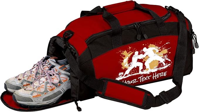 Personalized Martial Arts Duffel Bag – Custom Name Gym Bag for Karate, Taekwondo, Jiu Jitsu & MMA – Youth & Adult Training Gear Bag by all+about+me+company
