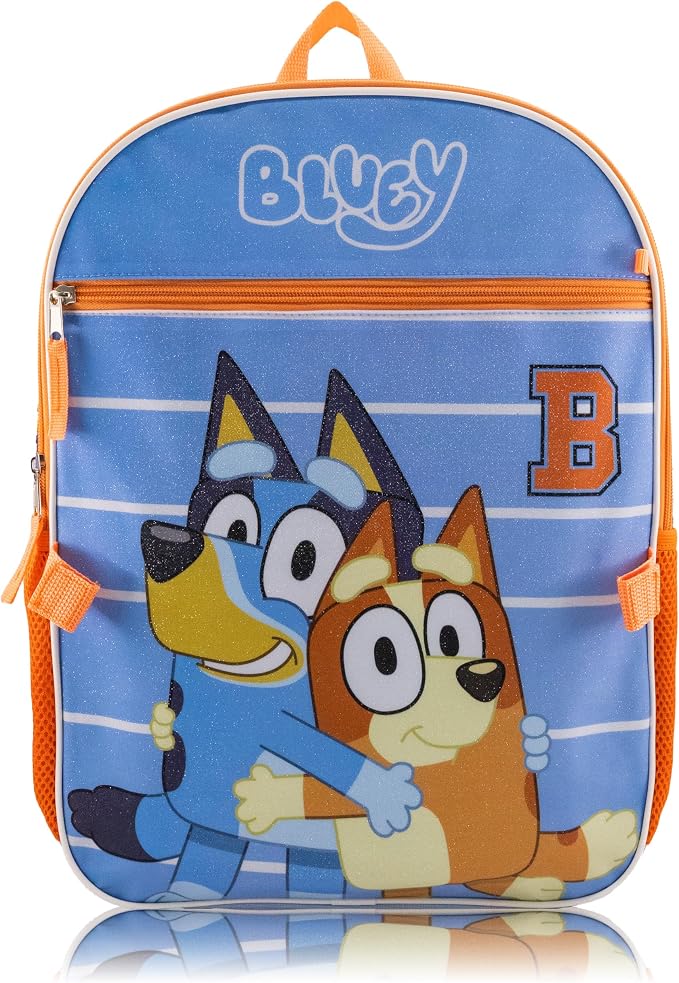 Bluey Backpack With Lunch Box for Kids | Insulated Lunch Bag Lunch Box for Boys, Girls, Toddlers | Backpack for School and Reusable Lunchbox with Matching Headphones and Water Bottle - Image 4
