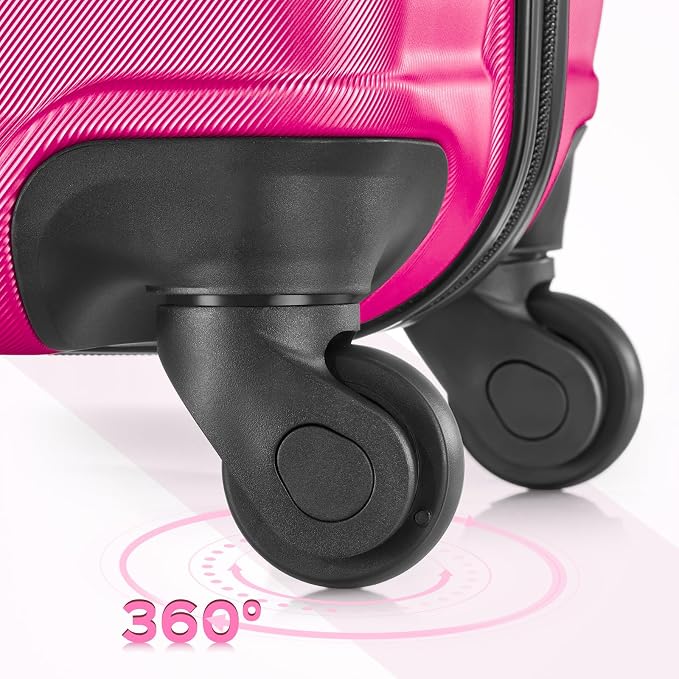 Luggage Sets 2 Piece, 20 Inch 28 Inch ABS Hardshell Suitcase Set with Spinner Wheels, Carry On and Checked Luggage for Women and 6 Piece Travel Organize Bags - Image 2