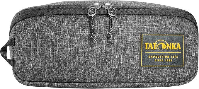 Tatonka Square Zip Pouch M (2L) – Foldable Washing Bag with 2 Zippered Mesh Pockets, No PFC/PFAS, 10 x 25 x 9 cm, Black/White, 10 x 25 x 9 cm, Hinged Wash Bag, Black/White, 10 x 25 x 9 cm, Hinged Wash Bag - Image 9