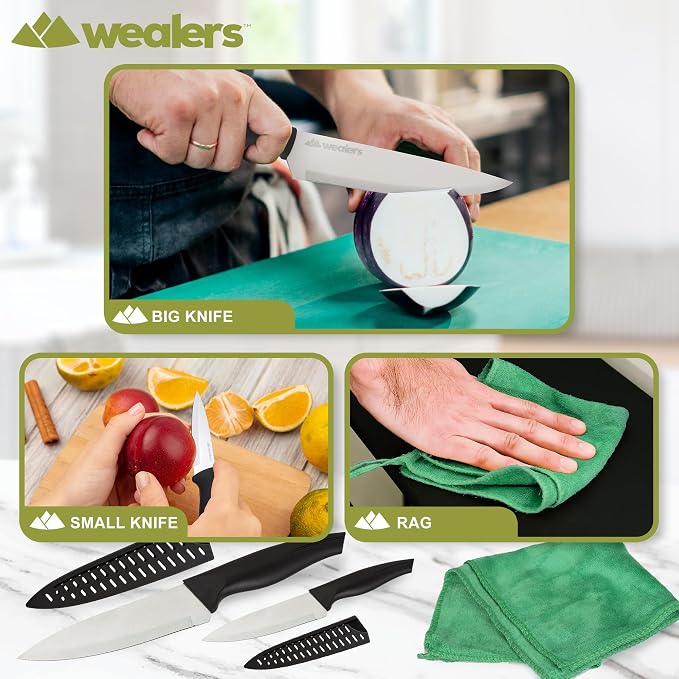 Wealers Camp Kitchen Cooking Utensil Set Travel Organizer Grill Accessories Portable Compact Gear for Backpacking BBQ Camping Hiking Travel Cookware Kit Water Resistant Case - Image 3
