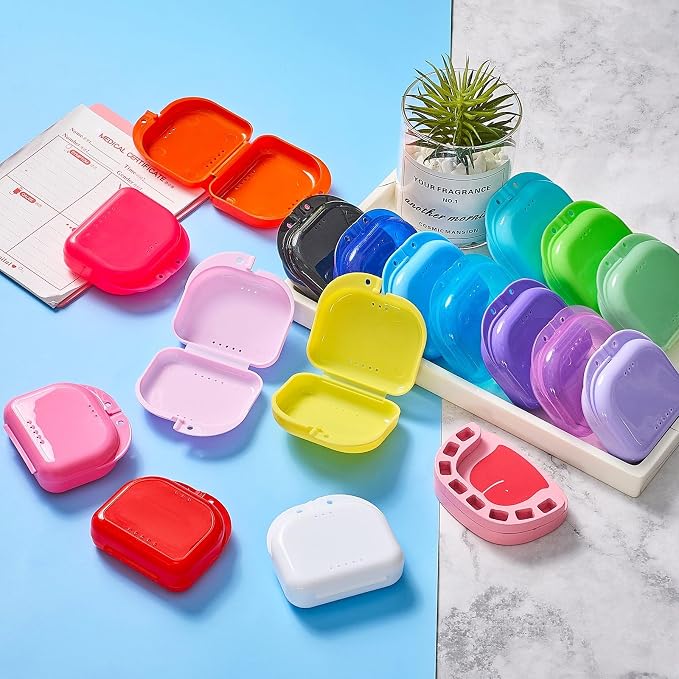 Sherr Dental Retainer Case with Holes,120 Pcs,17 Rainbow Colors - Image 7