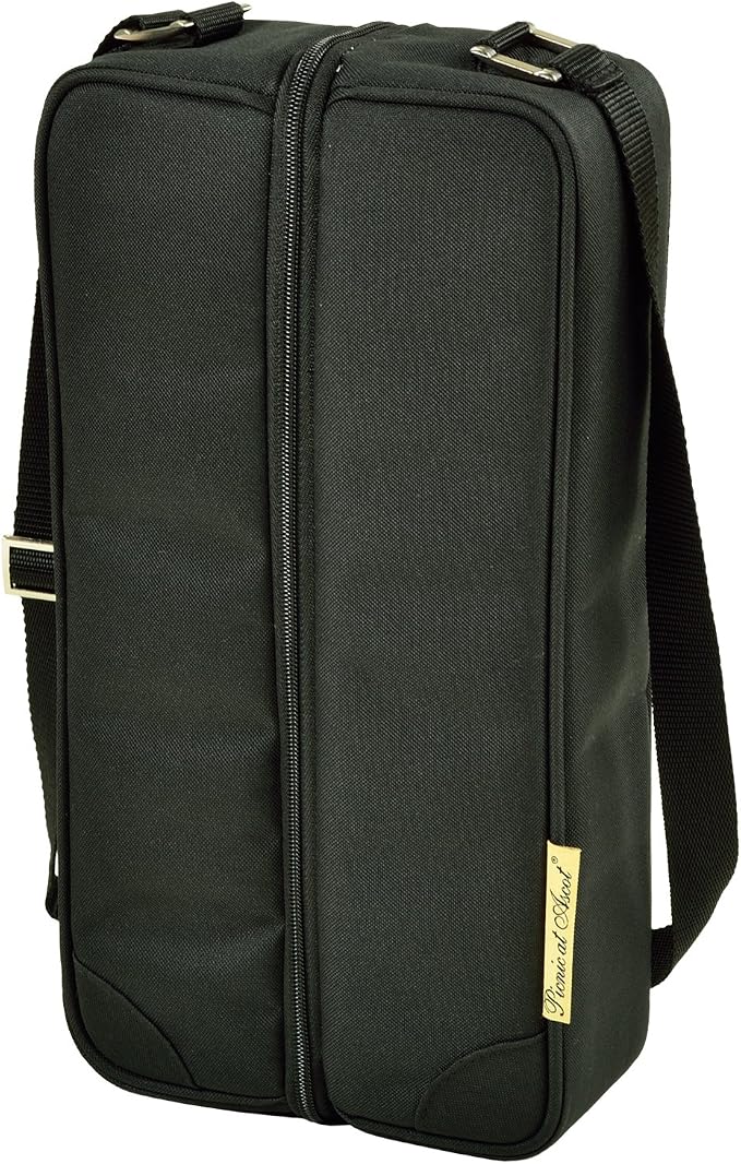 Picnic at Ascot - Deluxe Insulated Wine Tote with 2 Wine Glasses, Napkins and Corkscrew - Image 5