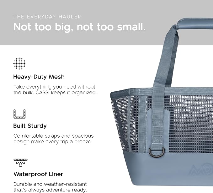 MISSION Boat Gear CASSI Heavy-Duty Outdoor Tote and Waterproof Marine-Grade Mesh Boat Bags - Image 3