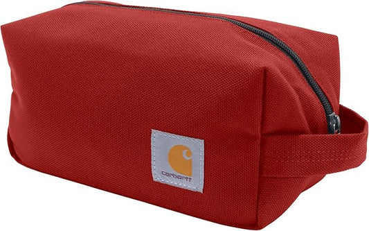 Carhartt Durable Travel Kit, Organize Essentials W/the Water Resistance Toiletry Bag, Industry Red by Carhartt