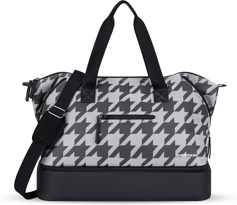 Sherpani Boston, Anti Theft Weekender Bags, Travel Duffel Bag, Carry On Tote Bag with Removable Shoe Bottom Compartment by SHERPANI