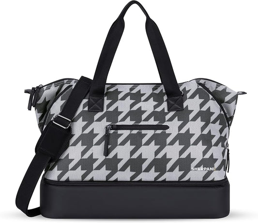 Sherpani Boston, Anti Theft Weekender Bags, Travel Duffel Bag, Carry On Tote Bag with Removable Shoe Bottom Compartment by SHERPANI