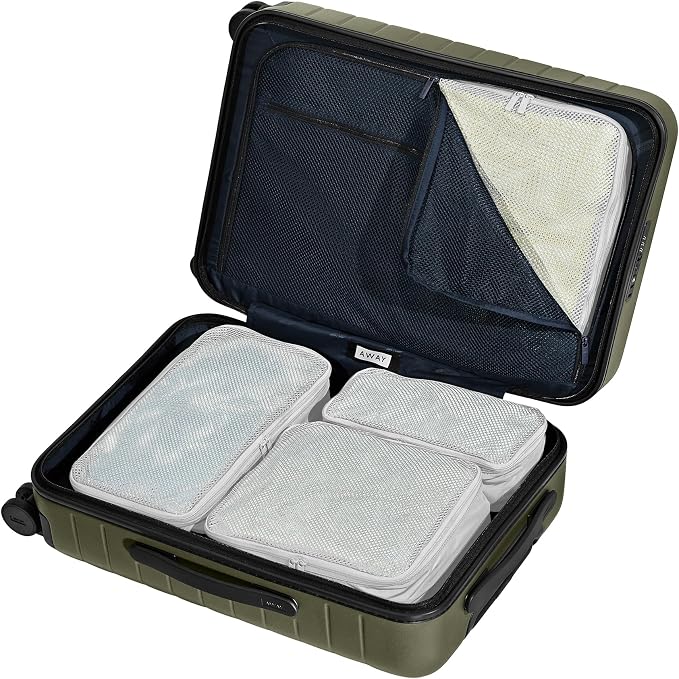 Away Insider Packing Cubes Set of 4 – Lightweight Travel Organizers for Luggage, Suitcases & Carry-On Bags, Cloud Gray - Image 3