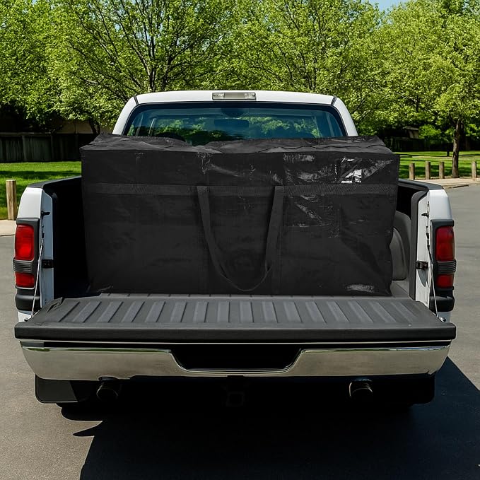 Windyun 6 Pack 69 Gallon Extra Large Moving Bags XXL Heavy Duty Storage Bag with Strong Zipper Handle Jumbo Big Tote Box Foldable for College Dorm Travel Clothes Duffle Blanket Pillow(Black) - Image 7