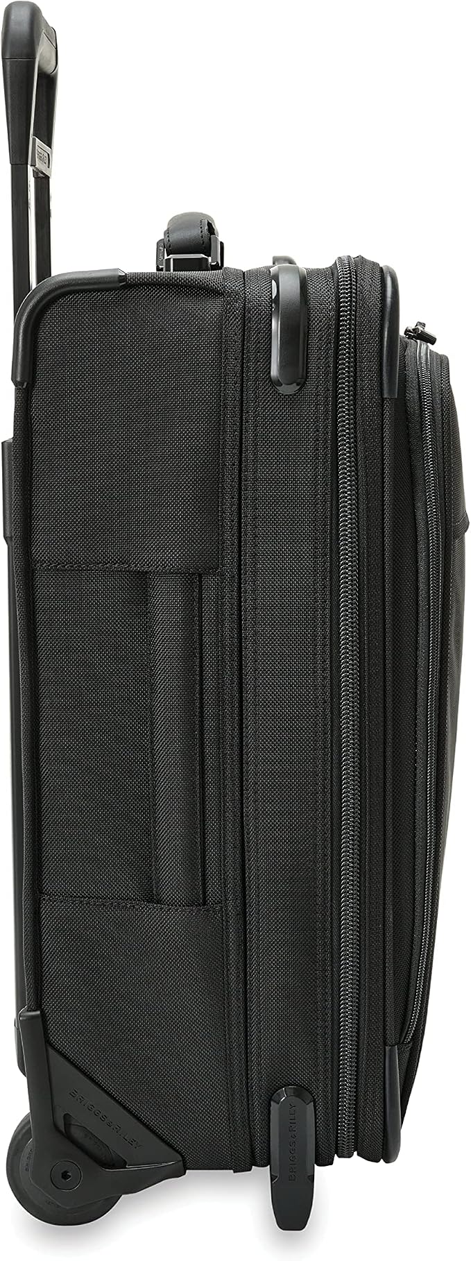 Briggs & Riley Global 2-Wheel Expandable Carry On - Luggage for International Travel, Suitcases with Wheels, Softside Rolling Bag for Men & Women, Self-Repairing Zipper - Baseline Collection, Black - Image 15