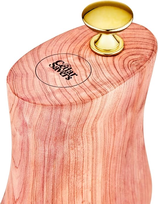 Cedar Boot Tree for Men - Natural Aromatic Wood Boot Tree Grown In USA, For Boots & Shoes, Storage Bag Included - Image 2