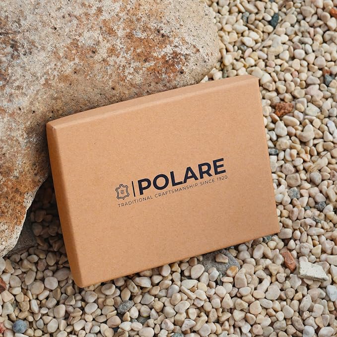 Polare Full Grain Leather Family Passport Wallet for 4 Passports, RFID Blocking Bifold Passport Cover Travel Document Organizer Holder for Women and Men - Image 5