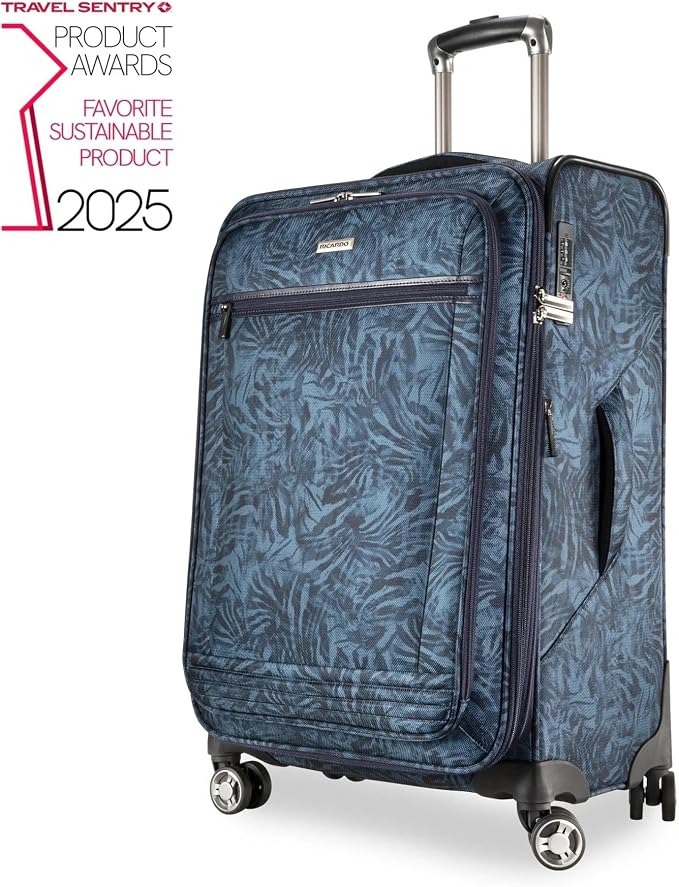 Ricardo Beverly Hills Avalon Softside 2-Piece Luggage Set Made with Sustainable 100% rPET, Lightweight, Eco-Friendly Travel, Expandable, Dual Spinner Wheels, Serengeti Night, (20" & 24") - Image 2