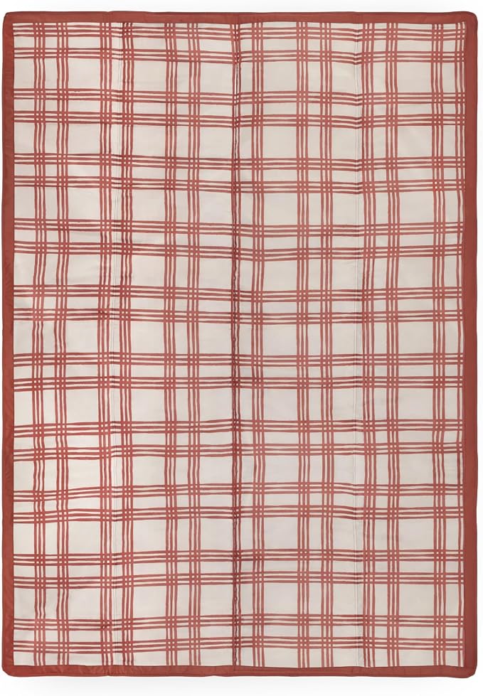 Little Unicorn 5'x7' Outdoor Family Picnic & Beach Blanket | Durable & Water-Resistant Fabric | Compact Fold & Easily Wipes Clean | Zipper Pocket (Picnic Plaid) - Image 3