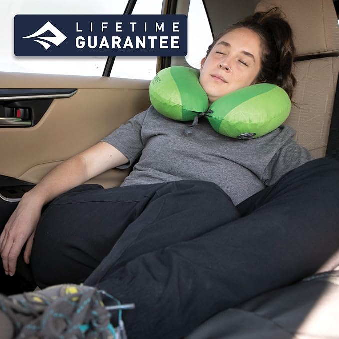 Sea to Summit Aeros Premium Traveller Inflatable Neck Pillow, Magenta - Image 6