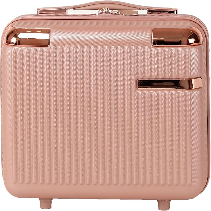 Merax Luggage Sets 4 Piece with Cosmetic Case TSA Lock, Hardside ABS Carry On Suitcase with YKK Zippers Lightweight Rolling Travel Luggage Sets with Spinner Wheels,14+20+24+28 IN,Rose Gold - Image 6