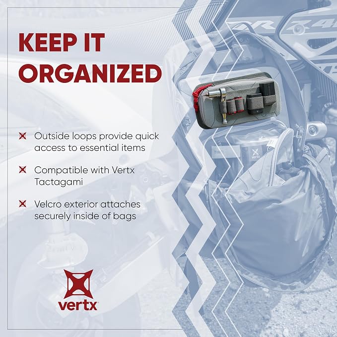 Vertx Pack Zip Pouch Organizer Insert Attachment for Backpack, Bag, Travel, Organization Pouches - Image 4