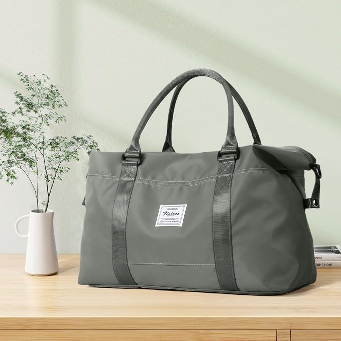 Travel Duffel Bag, Carry On Overnight Weekender Bags for Women | Travel Bag with Wet Pocket & Trolley Sleeve, For Spirit Airlines 18x14x8 Personal Item Bag - Image 8