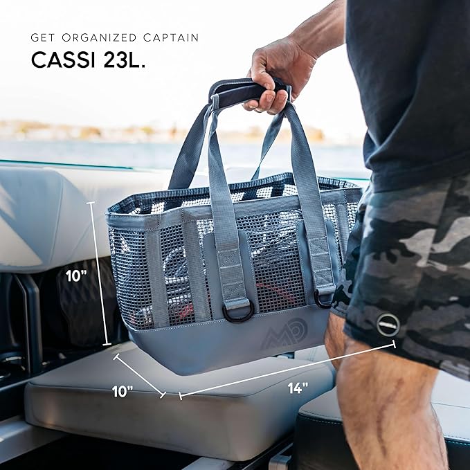 MISSION Boat Gear CASSI Heavy-Duty Outdoor Tote and Waterproof Marine-Grade Mesh Boat Bags - Image 2