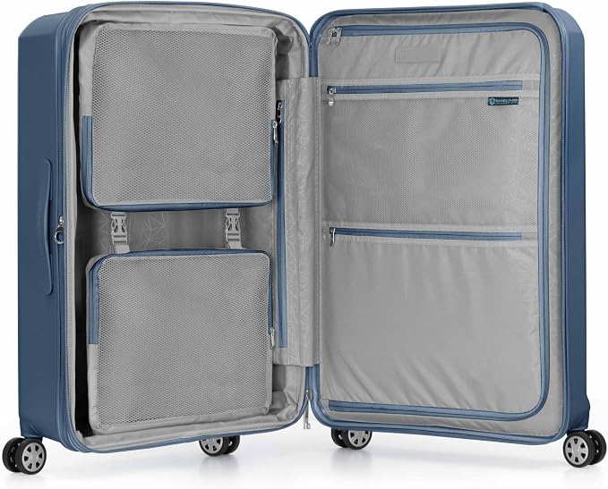 Traveler's Choice Pagosa Hardshell Expandable Luggage with Spinner Wheels, Slate Blue, 30-Inch Large - Image 8