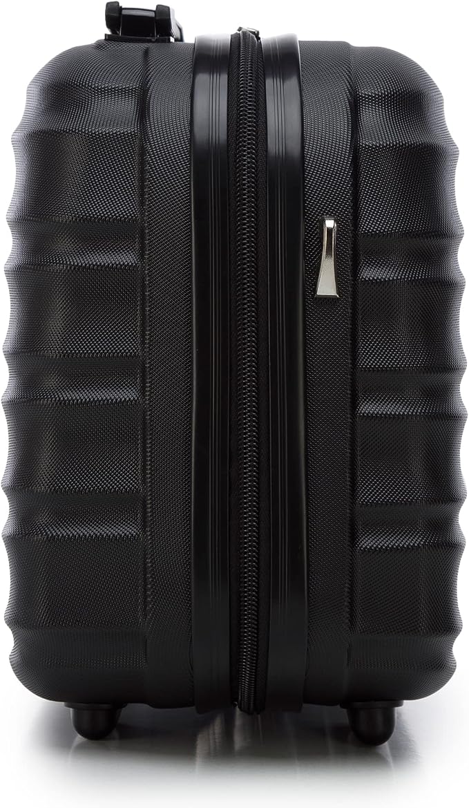 WITTCHEN Groove Line Suitcase, Luggage, Trolley, Travel Case, Black, Toiletry bag, Toiletry bag - Image 2