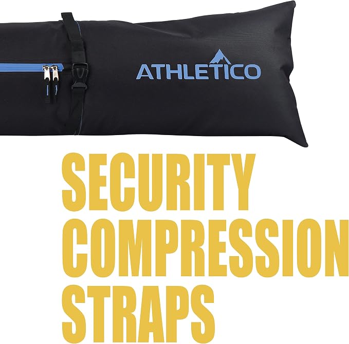 Athletico Ski Bag and Ski Boot Bag Combo - Ski Bags for Air Travel - Unpadded Snow Ski Bags Fit Skis Up to 200cm - For Men, Women, Adults, and Children - Image 8