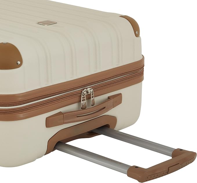 Travelers Club Midtown Hardside 4-Piece Luggage Travel Set, Vanilla - Image 7