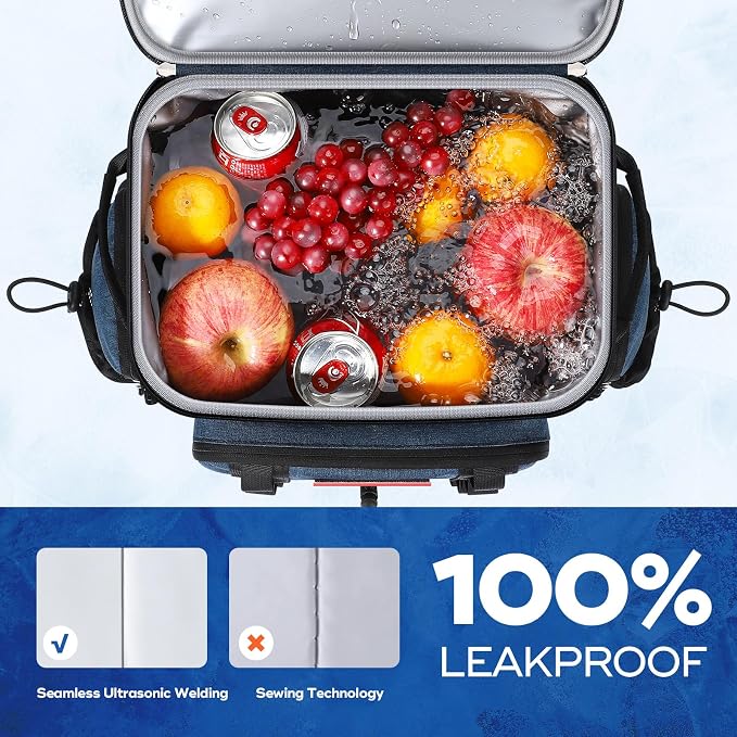 Maelstrom 35/50 Can Insulated Backpack Cooler, Leakproof Soft Lunch Ice Bag | Keeps Food Cold For 16h, Peva Liner, Durable Nylon, Ergonomic Padding. Perfect For Men, Women, Camping, Beach, Hiking, Travel - Image 3