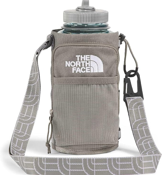 The North Face Borealis Water Bottle Holder - Adjustable Strap, Water-Repellent Finish, External Pocket with Key Hook, Stone Slab Light Heather/Stone Slab, One Size | Adjustable Strap, Water-Repellent Finish, External Pocket by Unknown