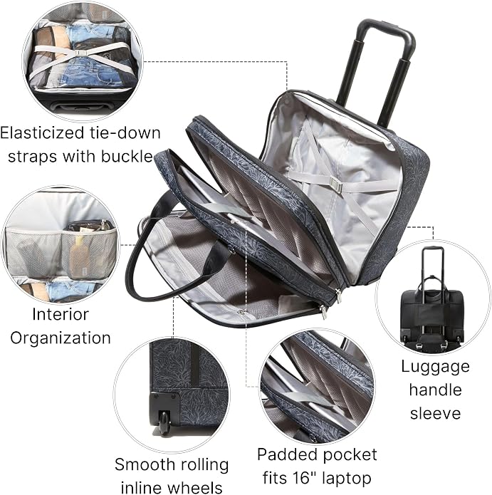 Baggallini Women's 2 Wheel Tote - Image 3