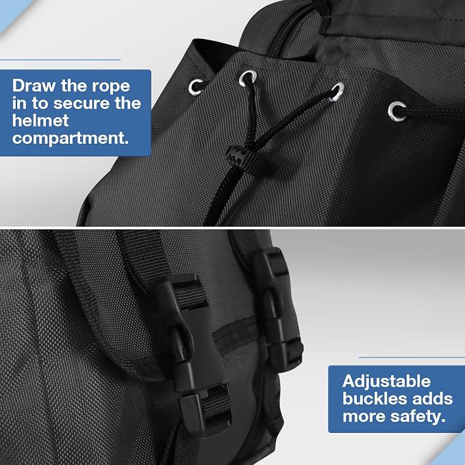 Harrison Howard Equestrian Pack Equipment Multi-Functional Carry Bag for Boots Helmet Horsewhip Horse Riding Pack Equipment - Image 3