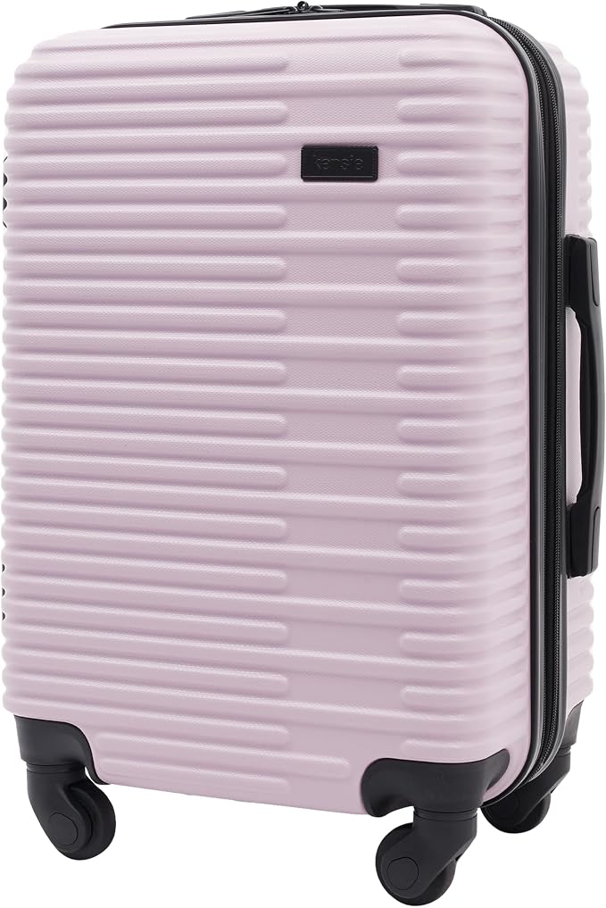kensie Women's Hillsboro Luggage & Travel Bags Set, Burnished Lilac, 20" Carry-On by kensieJeans