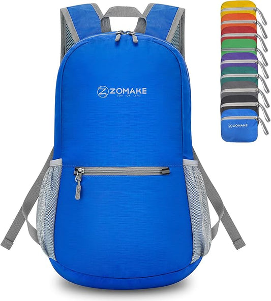 ZOMAKE Ultra Lightweight Hiking Backpack 20L - Packable Small Backpacks Water Resistant Daypack for Women Men(DodgerBlue)