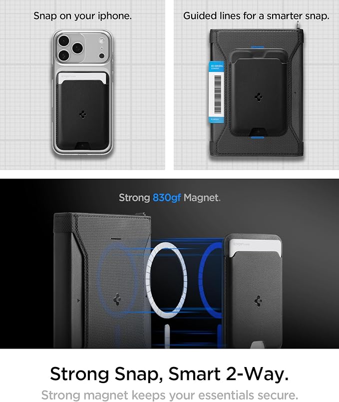 Spigen Life for Passport Card Cover Holder with RFID Blocking Technology Wallet Travel Documents Organizer Protector Accessories, SIM Card Pin Included - Image 3