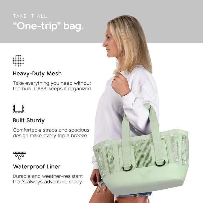 MISSION Boat Gear CASSI Heavy-Duty Outdoor Tote and Waterproof Marine-Grade Mesh Boat Bags - Image 6