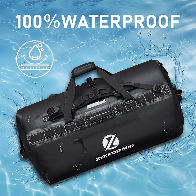 Waterproof Duffle Bag, Large Marine Dry Bags, Heavy Duty Adventure Travel Bag for Men and Women, Waterproof Duffel Backpack for Kayaking Boating Hiking Camping Vacation, 65L 110L 160L - Image 2